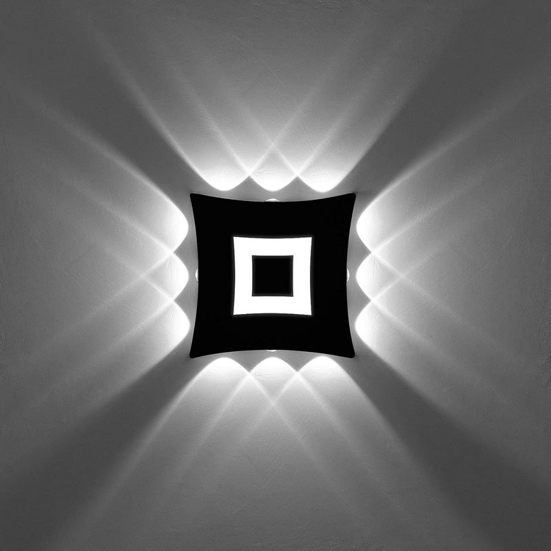 Nowoczesna kinkiety LED 18W, wodoodporne IP65, aluminiowe, do wnętrz i na zewnątrz, do salonu, sypialni, łazienki