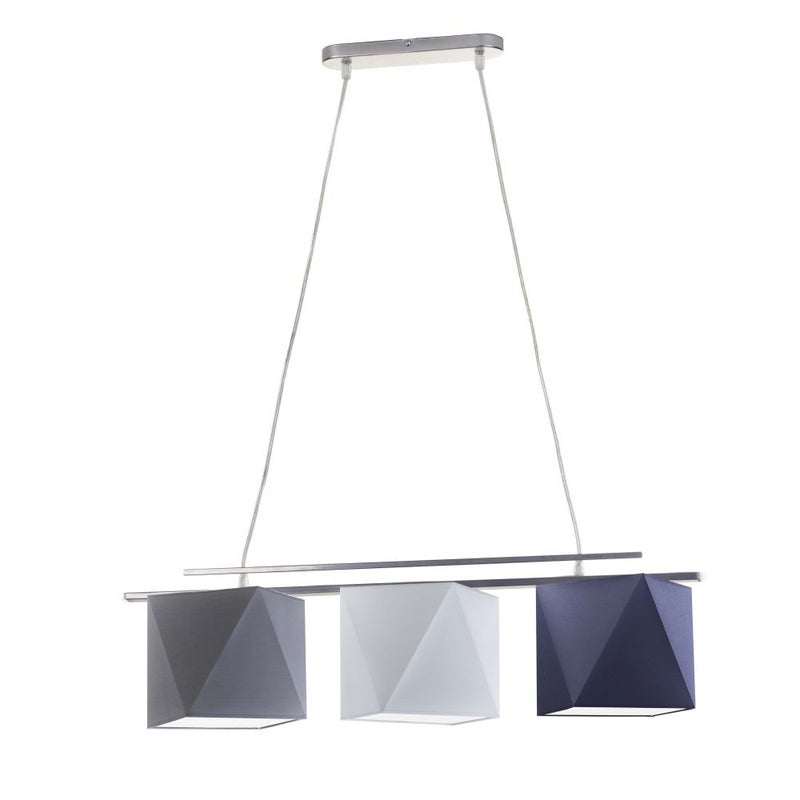 Lampa wisząca zwis żyrandol sufitowa z abażurami diament BARCELONA Z3