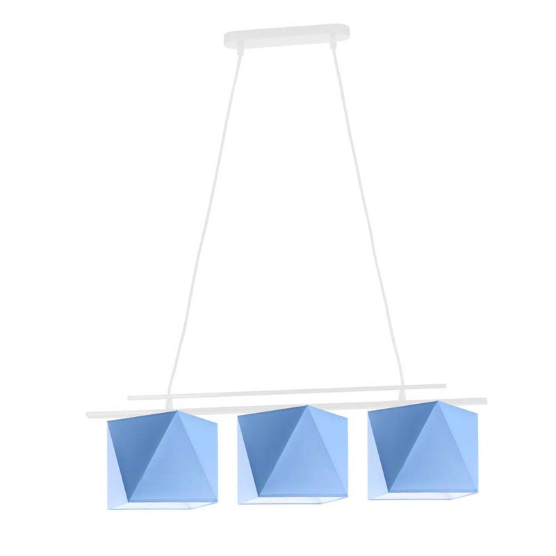 Lampa wisząca zwis żyrandol sufitowa z abażurami diament BARCELONA Z3