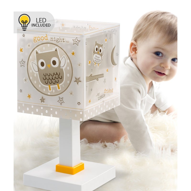 Lampka nocna LED Good Night - Sowa dla dzieci