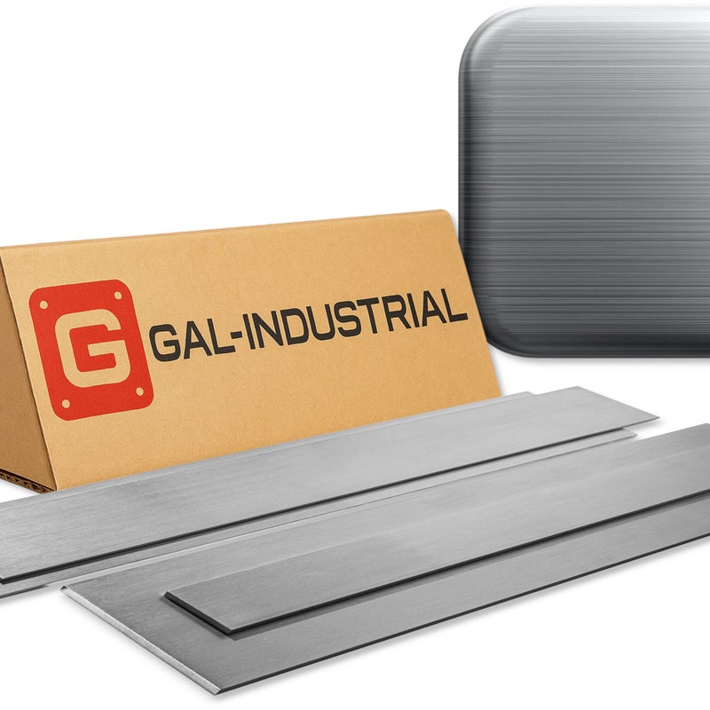 GAL-INDUSTRIAL Płaskownik Aluminiowy SZCZOTKOWANY 100x3mm 320cm Profil Aluminium EN6060 PA38