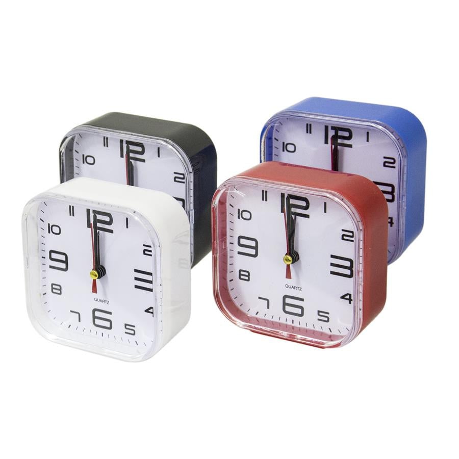 Budzik kwadratowy 10,5cm/mix kolor/DIA5815 DH-DIA5815
