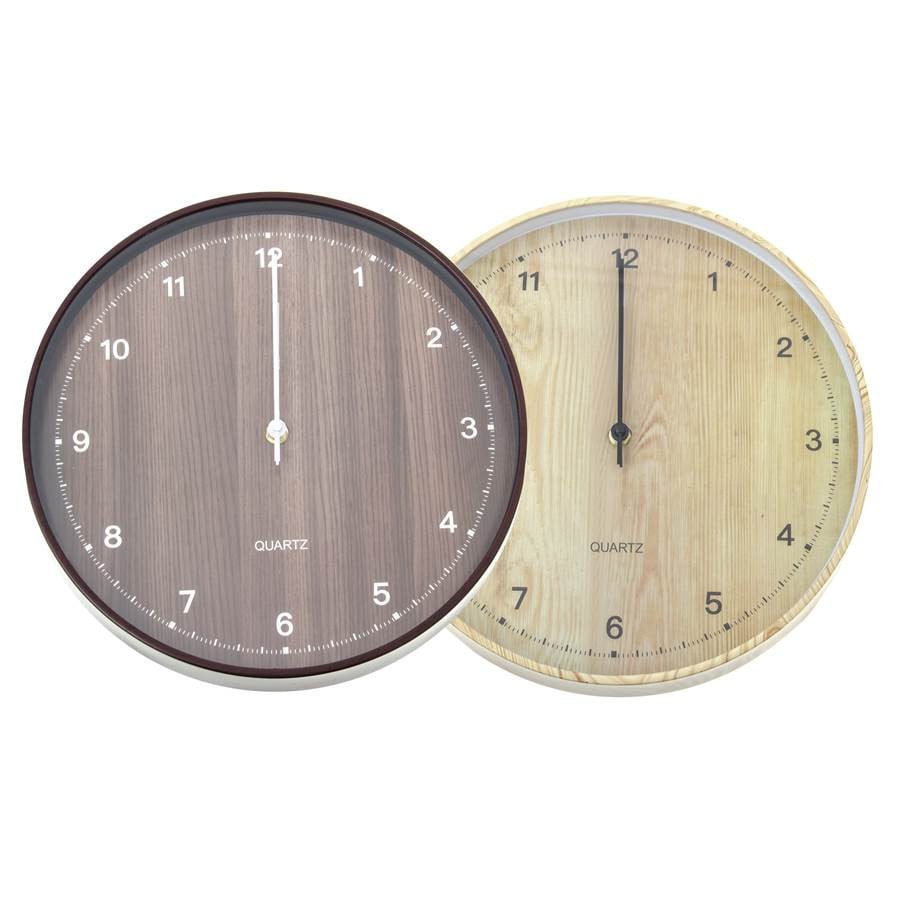 Zegar ścienny okrągły mix wooden śr.29cm/DI3395 DH-DI3395