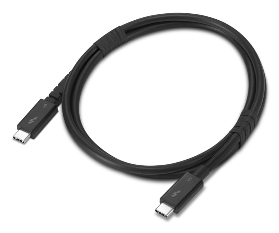 Lenovo 4X91U94411 kabel Thunderbolt 1 m 80 Gbit/s Czarny
