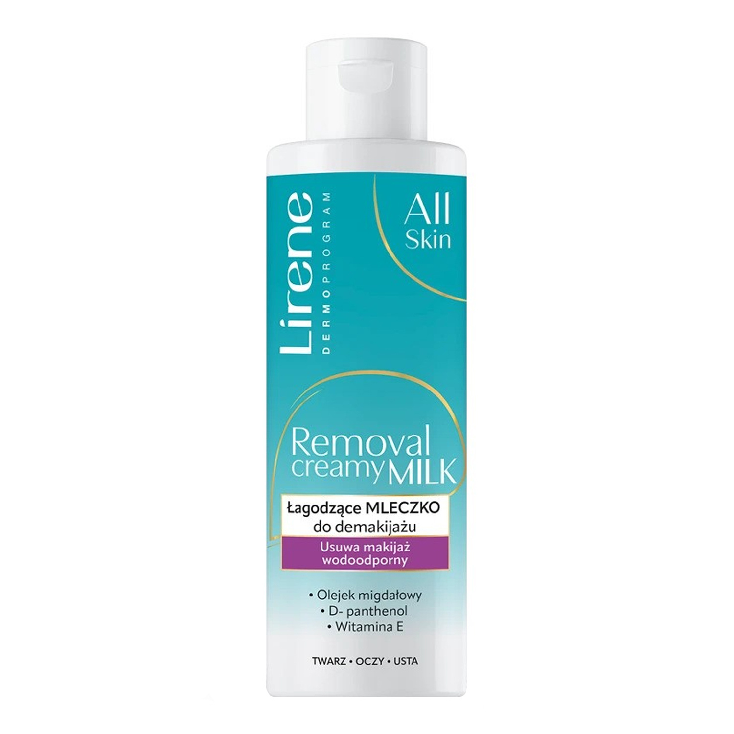 Lirene All Skin łagodzące mleczko do demakijażu 200 ml