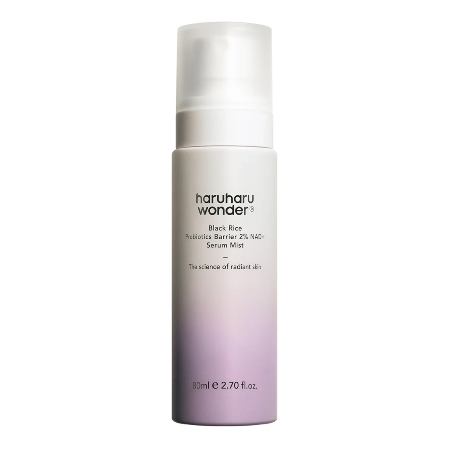 Haruharu Wonder Black Rice Probiotics Barrier 2% NAD+ Serum Mist lekka mgiełka do twarzy 80 ml