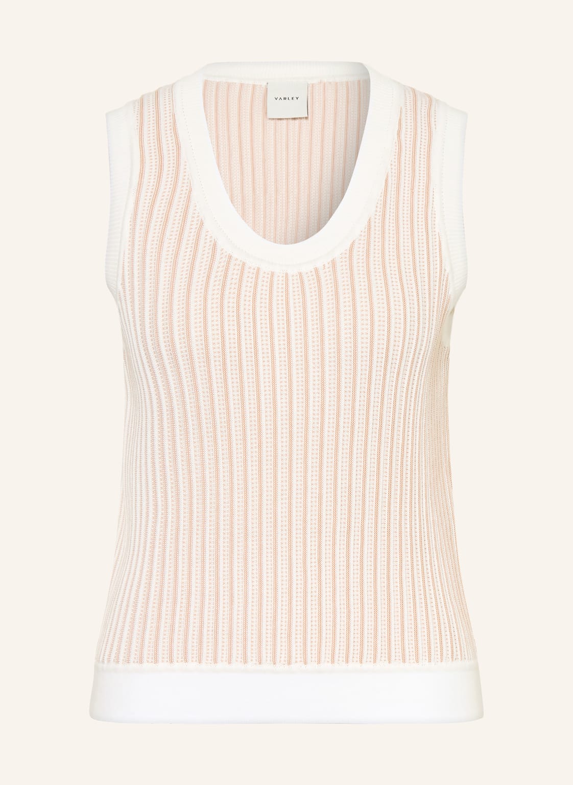 Varley Dzianinowy Top Aldcroft weiss