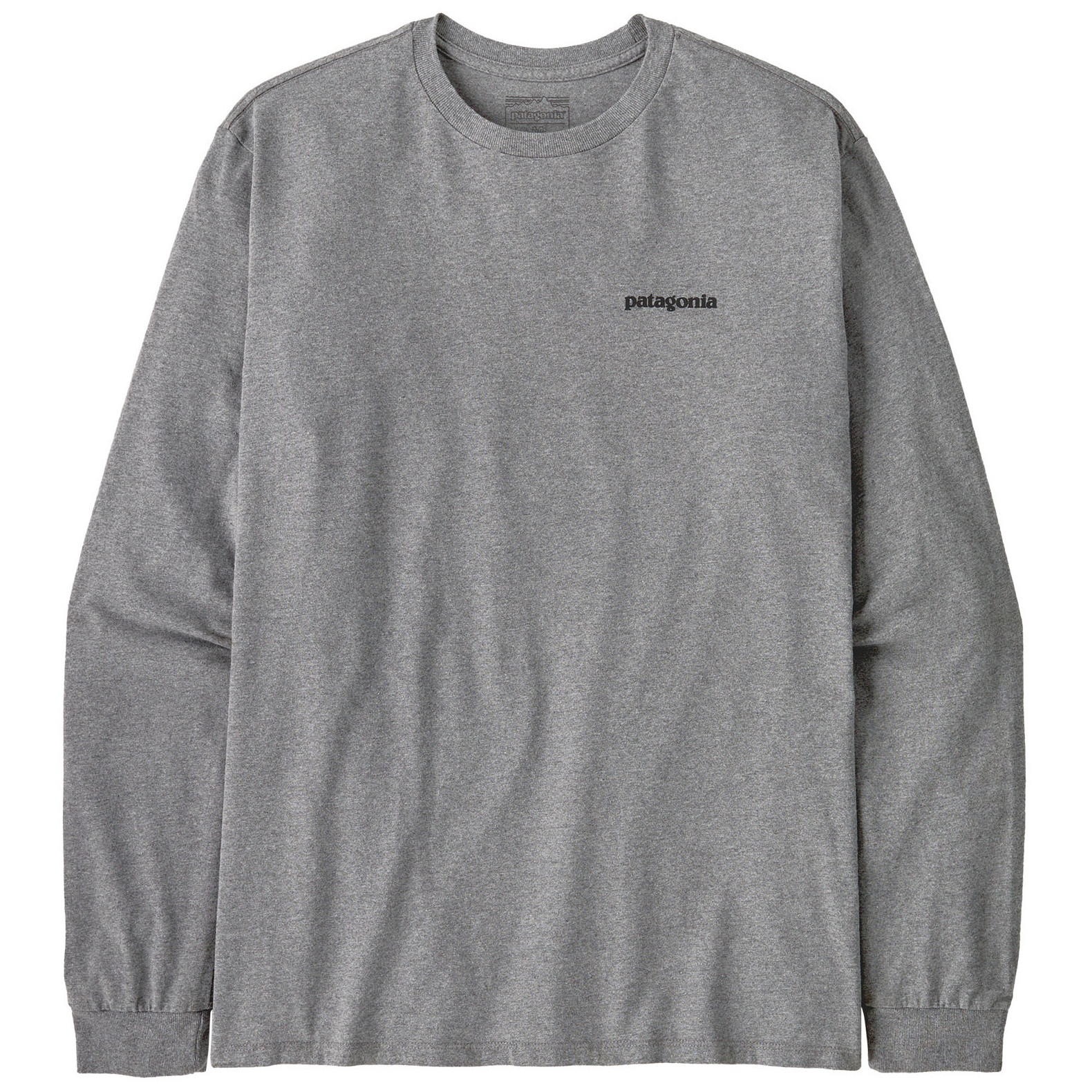 Koszulka męska Patagonia P-6 Logo Responsibili Tee LS Rozmiar: XL / Kolor: szary