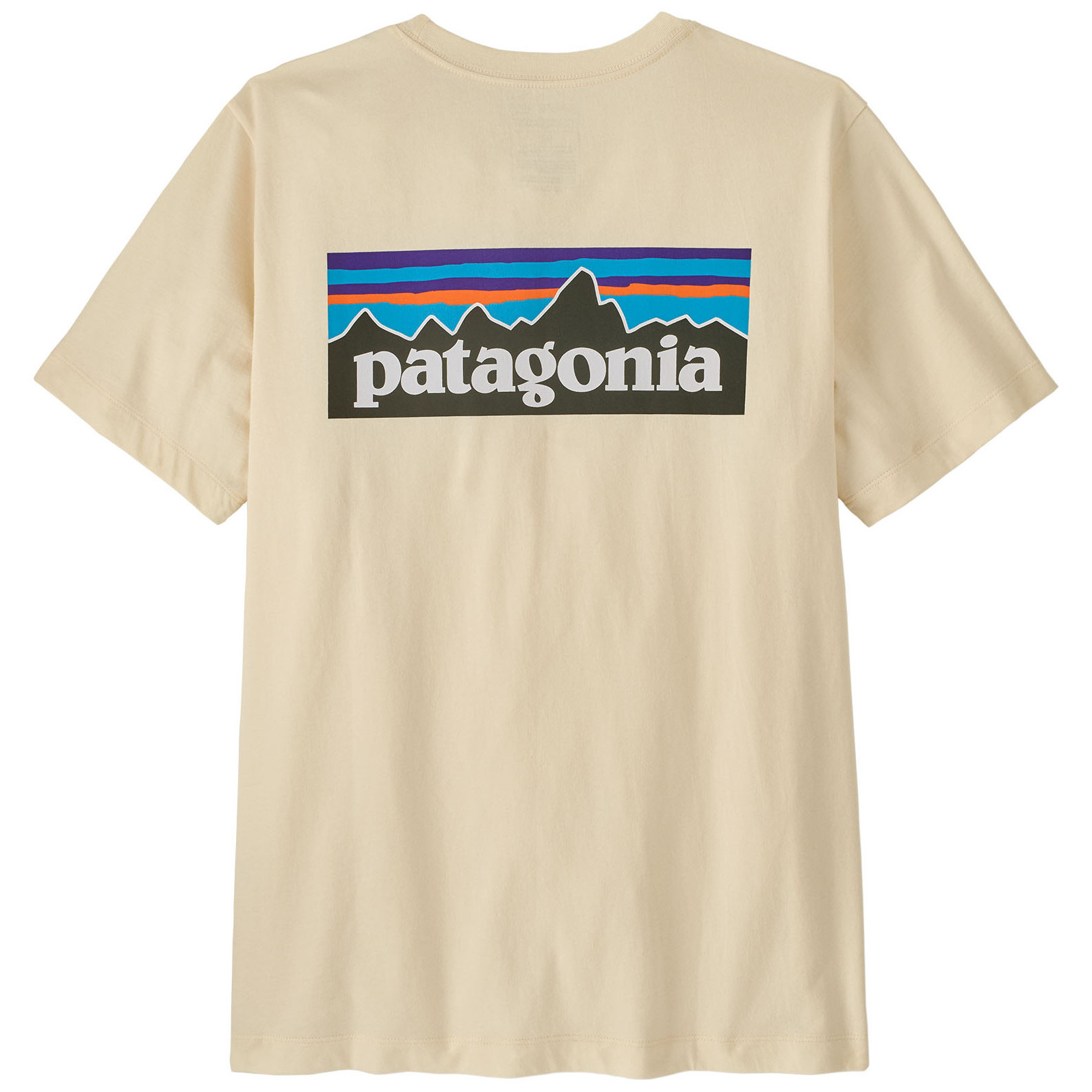 Koszulka męska Patagonia P-6 Logo T-Shirt Rozmiar: L / Kolor: beżowy