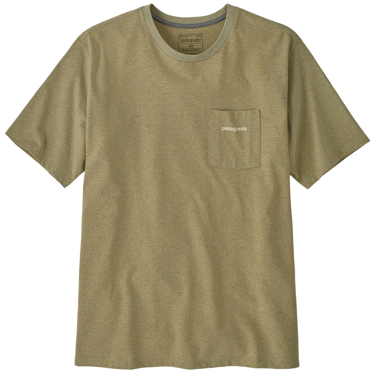 Koszulka męska Patagonia Men's Boardshort Logo Pocket Responsibili-Tee Rozmiar: XL / Kolor: zielony