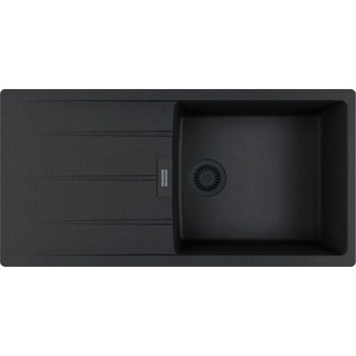 Franke Zlewozmywak jednokomorowy z ociekaczem Centro CNG 611-100 XL 114.0757.427 Onyx 50x100