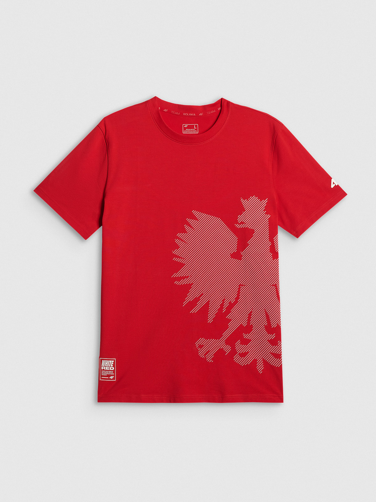 4F Koszulka kibica męska - czerwona XS