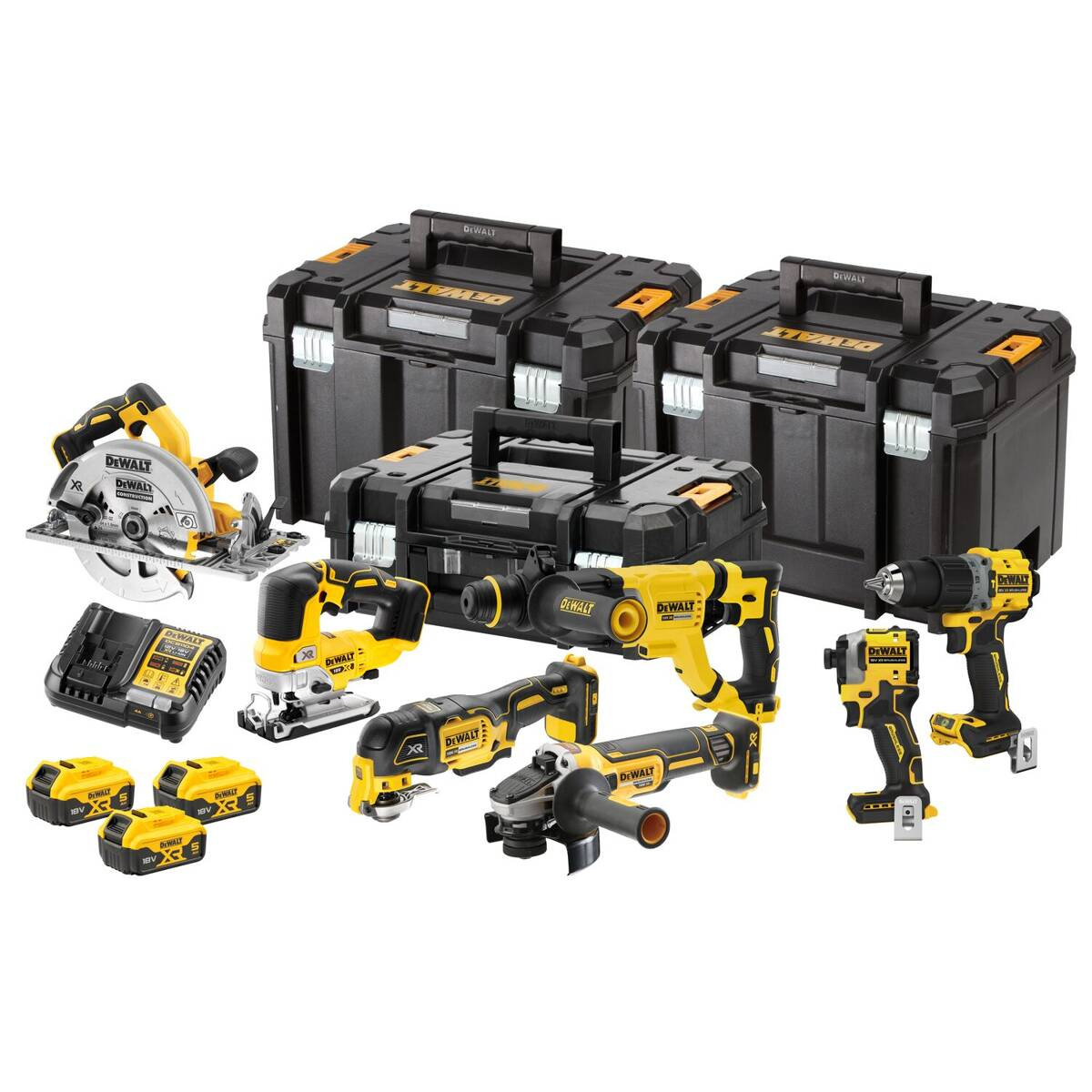 Dewalt Zestaw elektronarzędzi DCK706P3T-QW