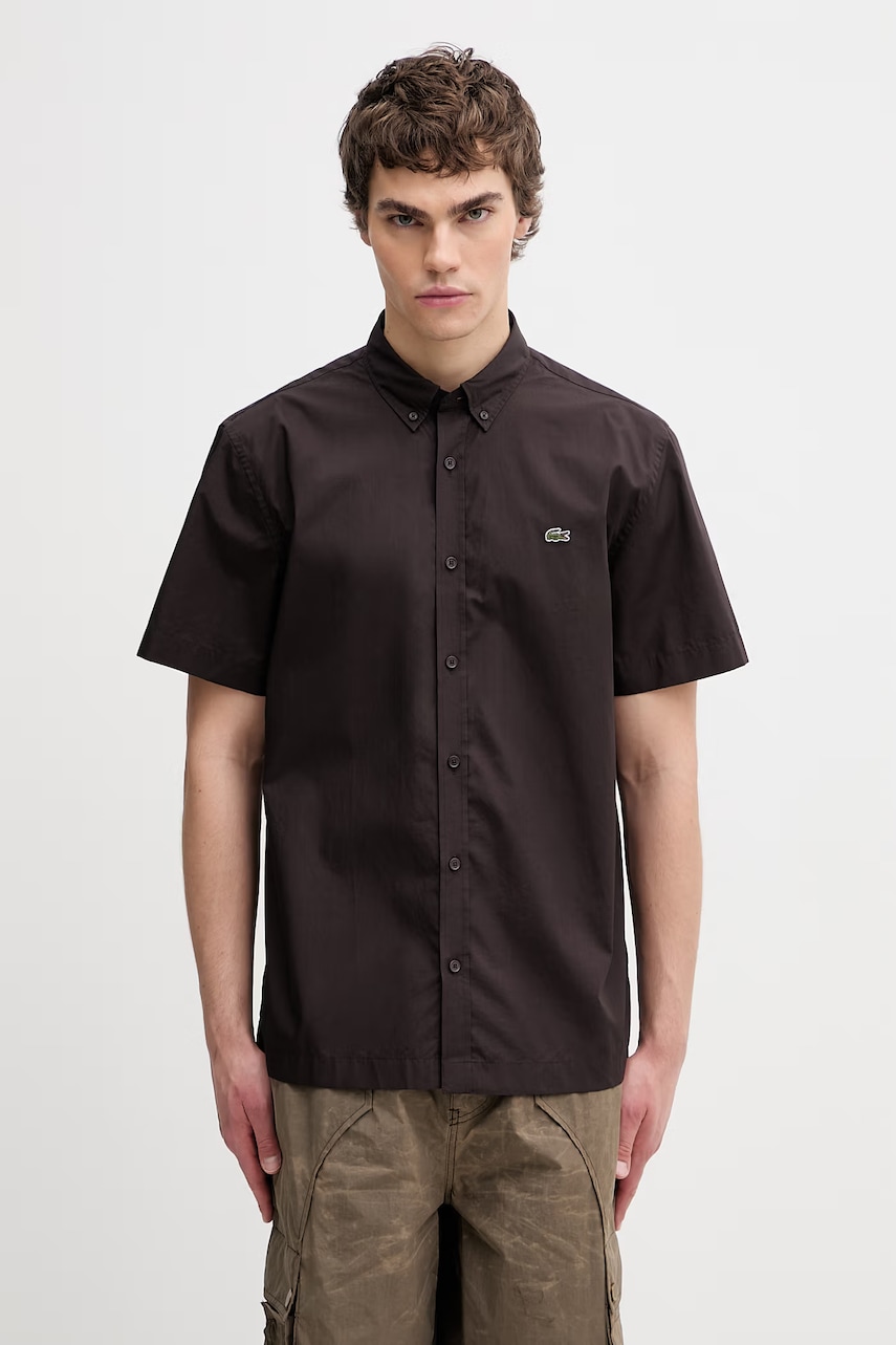 Lacoste koszula bawełniana męska