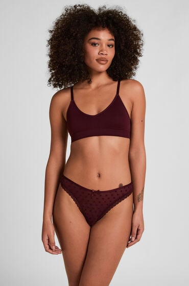 Hunkemöller Stringi Phoebe Fioletowy