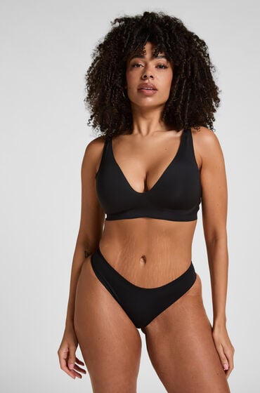 Hunkemöller Super Comfort Brazyliany Czarny
