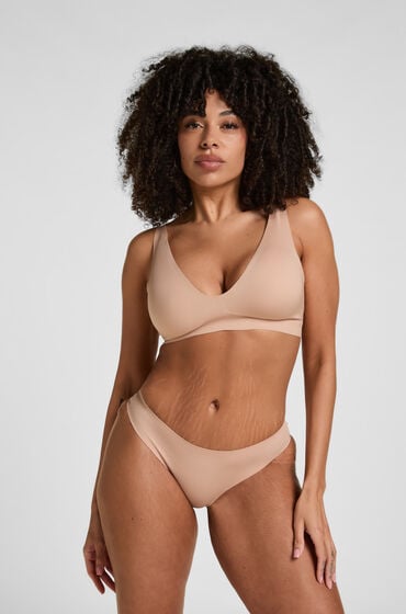 Hunkemöller Super Comfort Brazyliany Beżowy