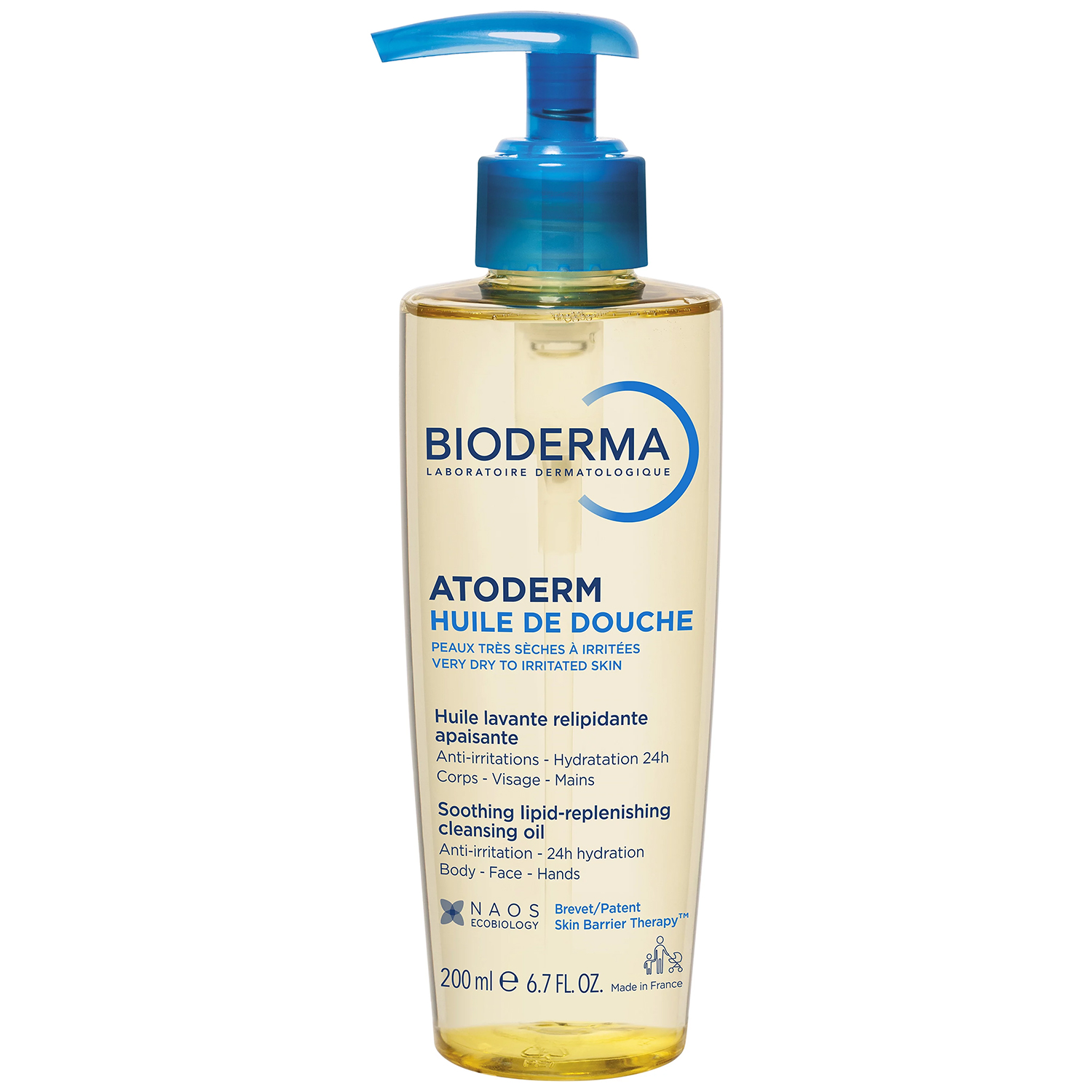 Bioderma Atoderm Huile de Douche, nawilżający olejek do kąpieli i pod prysznic, od 1 dnia życia, 200 ml