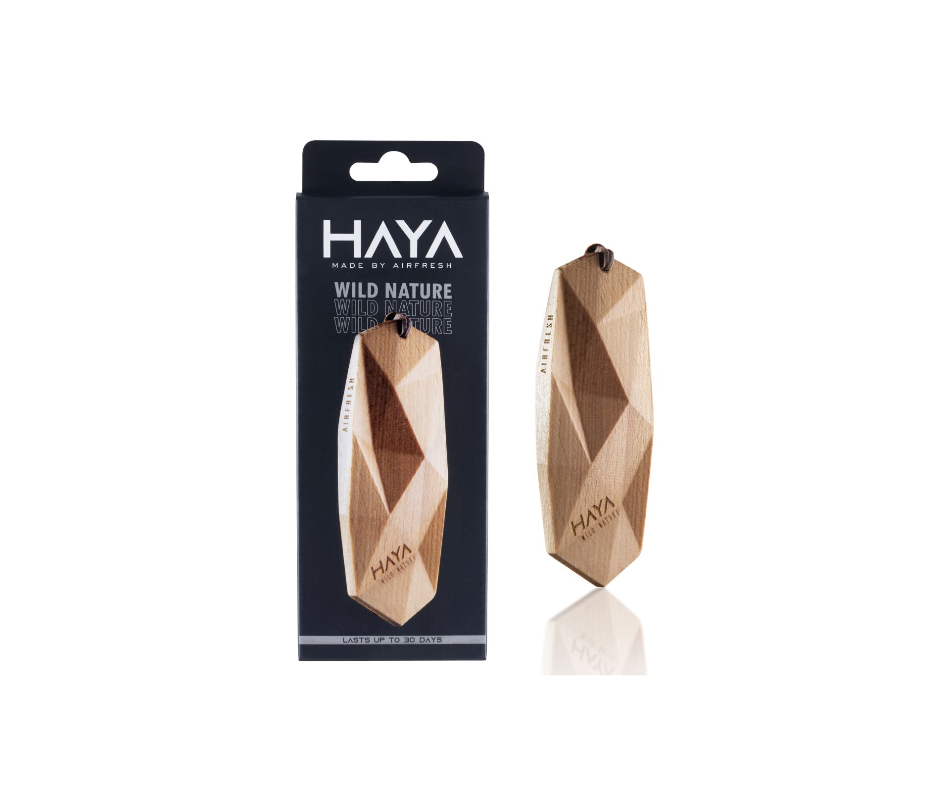HAYA Wild Nature – drewniany zapach do auta premium