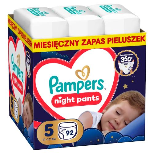 Pampers Night Pants 5 Pieluchomajtki dla dzieci, 92 szt.