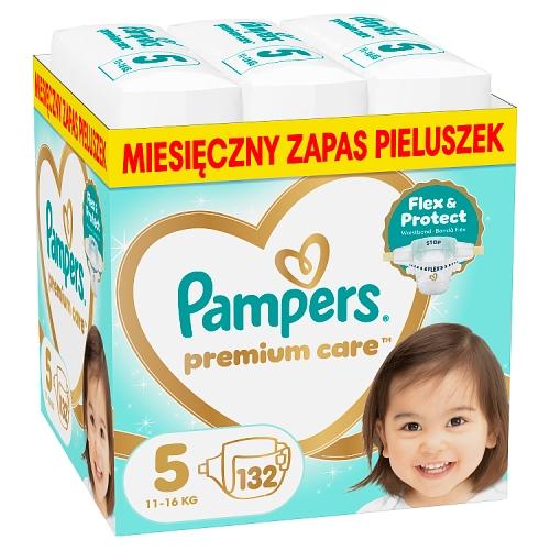 Pampers Premium Care 5 Pieluchy dla dzieci, 132 szt.