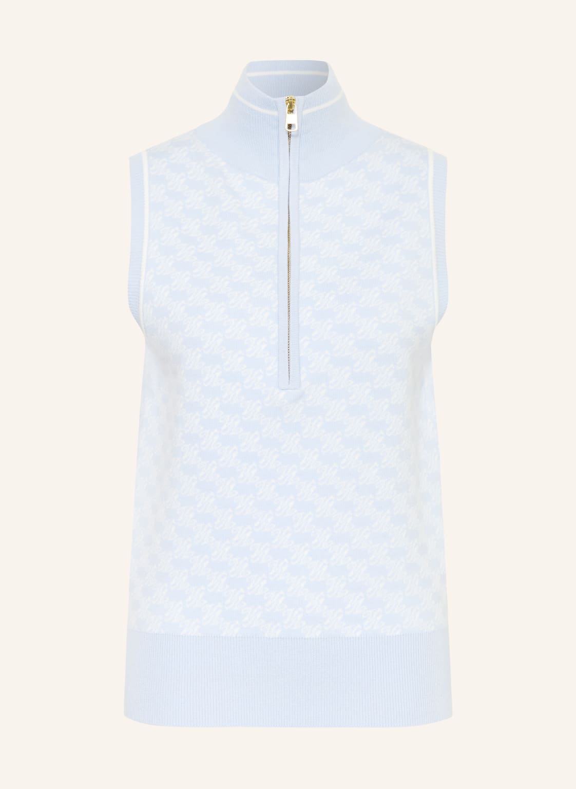 Varley Dzianinowy Top Vincent blau