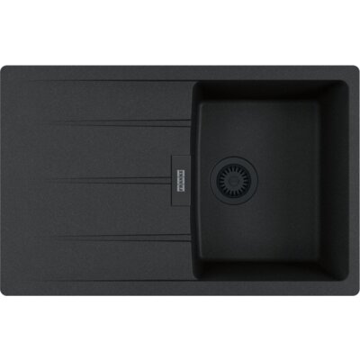 Franke Zlewozmywak jednokomorowy z ociekaczem Centro CNG 611-78 114.0757.421 Onyx 50x78