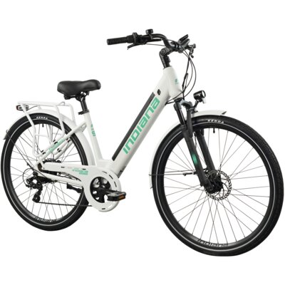 Rower elektryczny INDIANA E-Trekking 3.0 D18 28 cali Biały