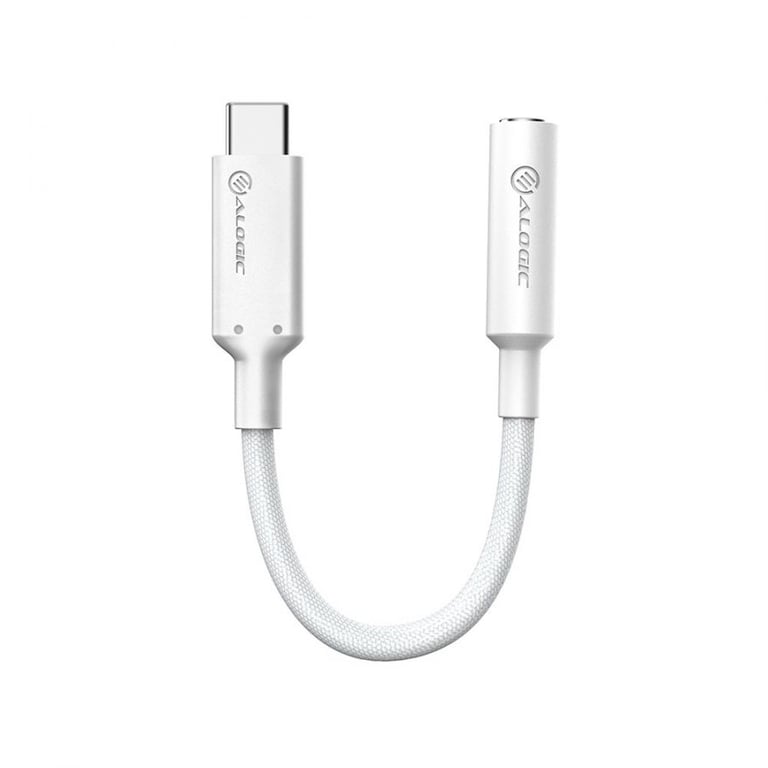ALOGIC ELPC35A-WH przejściówka do kabli USB C 3.5mm Biały
