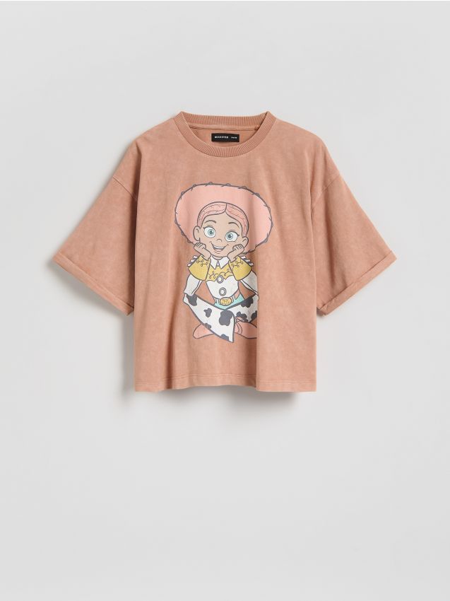 Reserved - T-shirt Toy Story - beżowy