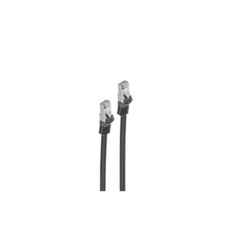 shiverpeaks BS08-39015 kabel sieciowy Czarny 0,5 m Cat7 S/FTP (S-STP)