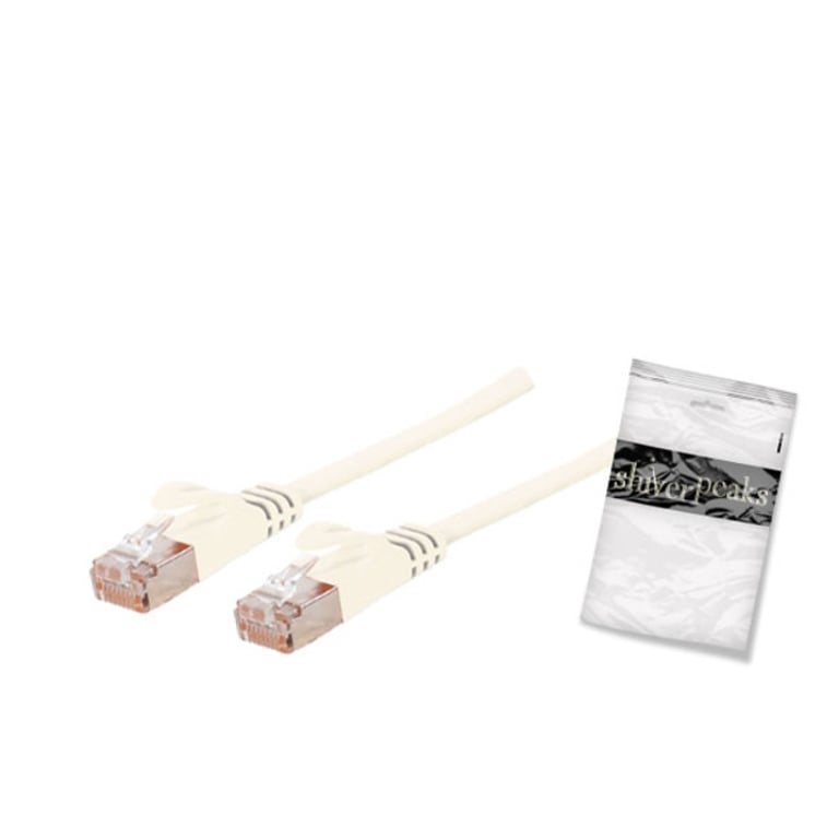 shiverpeaks BASIC-S, Cat7, 1m kabel sieciowy Biały U/FTP (STP) BS75511-SLW