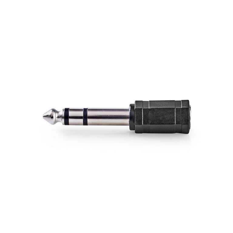 Nedis CAGB23930BK przejściówka do kabli 6.35 mm 3.5 mm Czarny