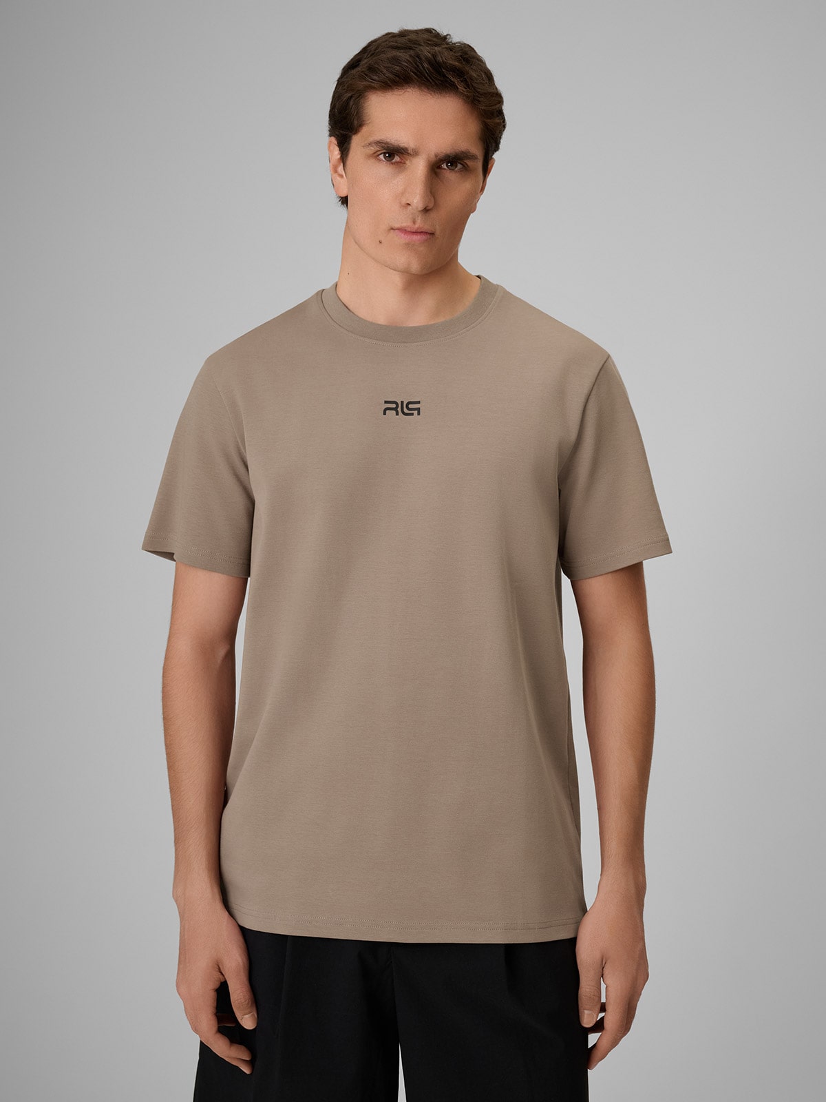 4F T-shirt regular gładki męski 4F x Robert Lewandowski - beżowy XXL