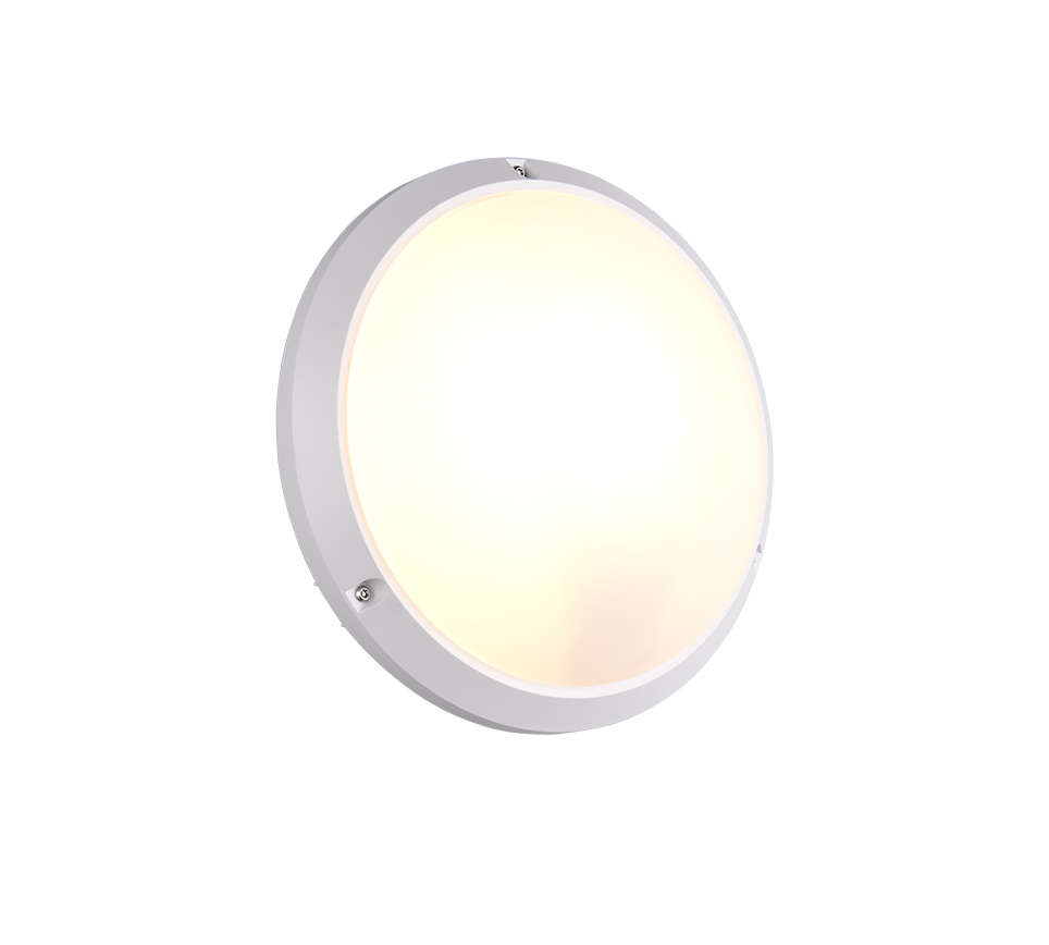 RL AMBATO zewnętrzna lampa ścienna sufitowa biała IP65 1xE27 R26931631