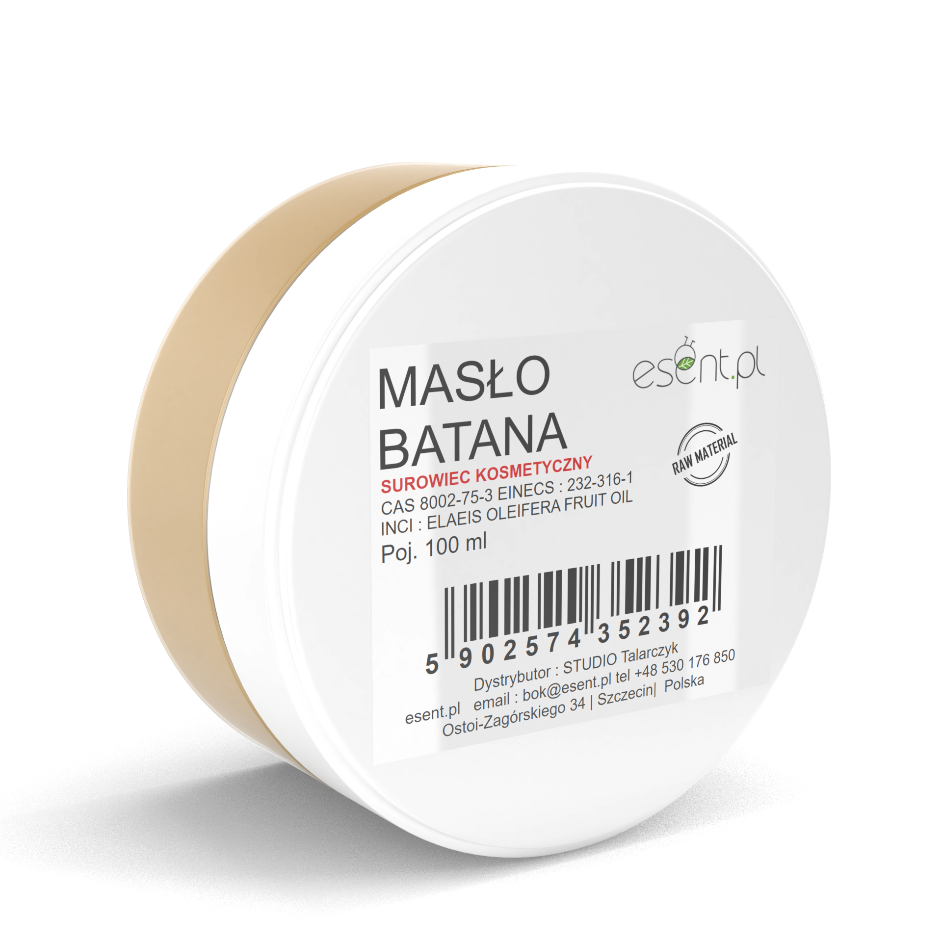 Masło (olej) Batana NIERAFINOWANE, tłoczone na zimno 100 ml
