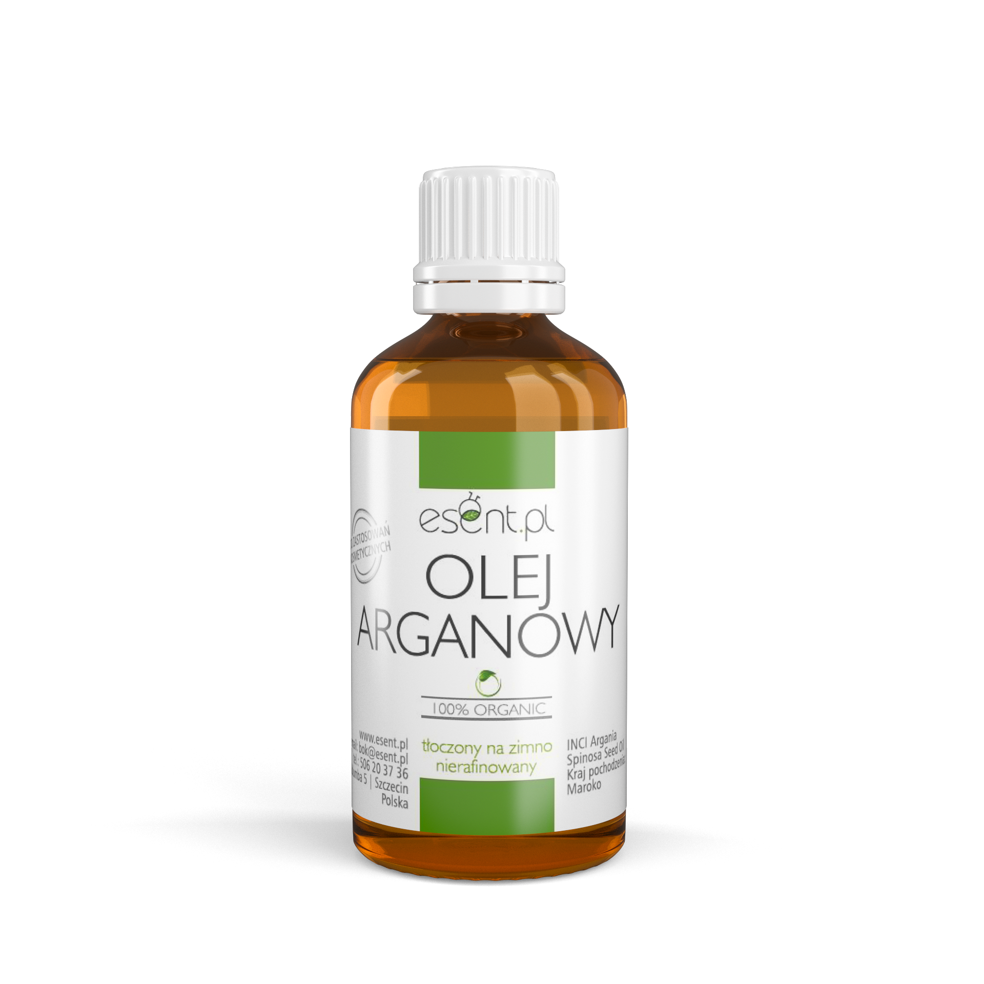 Olej Arganowy organiczny, tłoczony na zimno 50ml