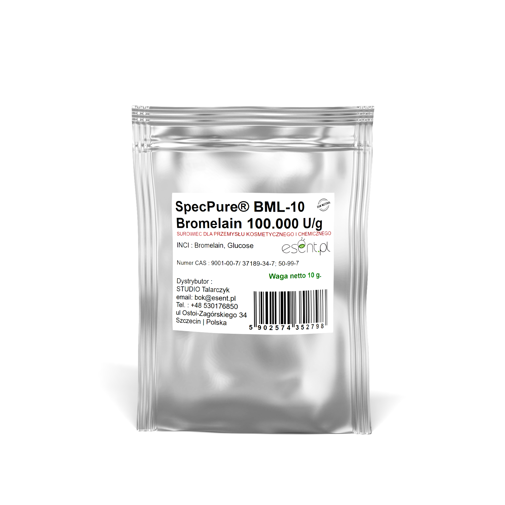 Bromelaina (SpecPure BML10- 100.000 U/g) 10 g