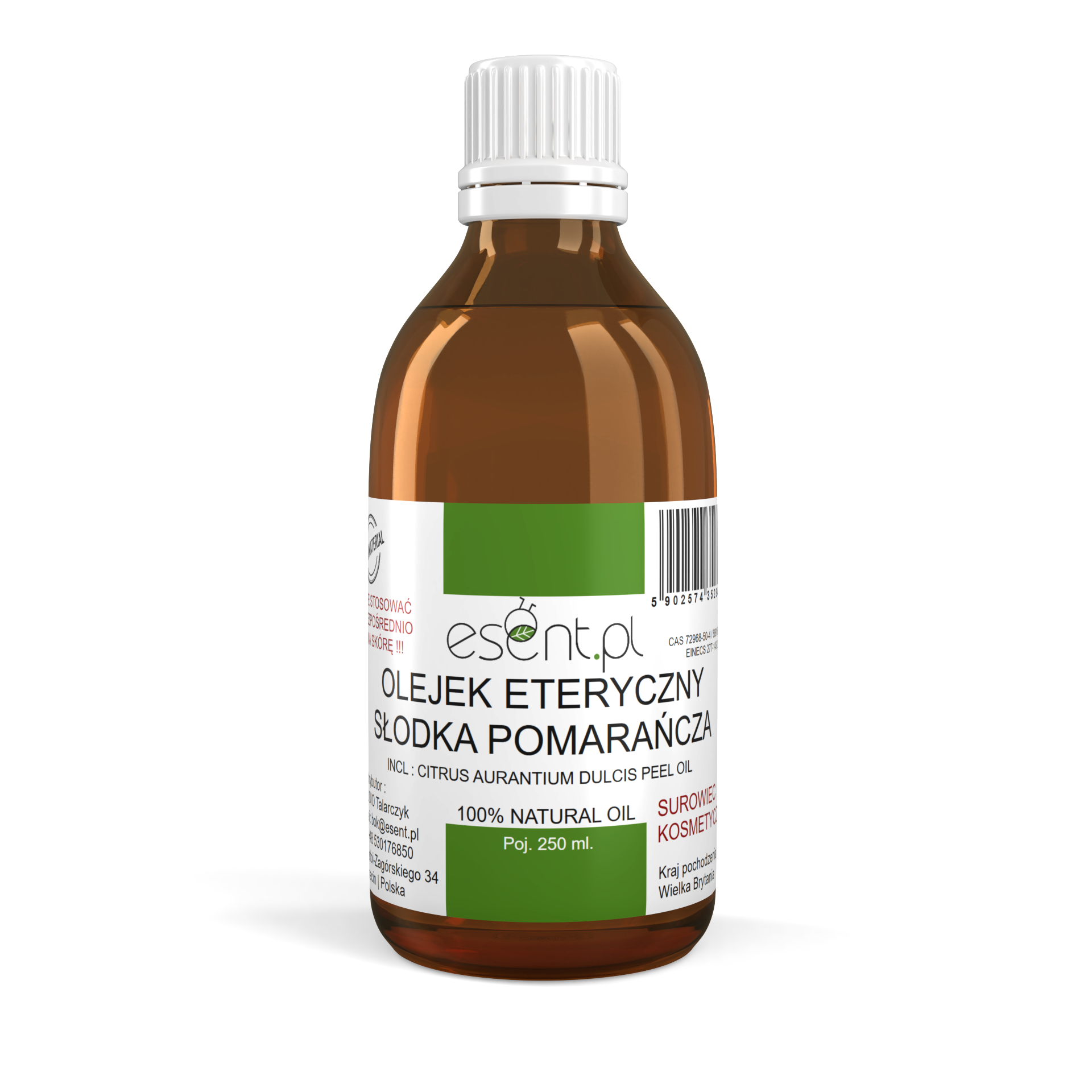 Olejek eteryczny Słodka Pomarańcza 250 ml