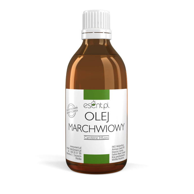 Olej Marchwiowy naturalny 250 ml (macerat).