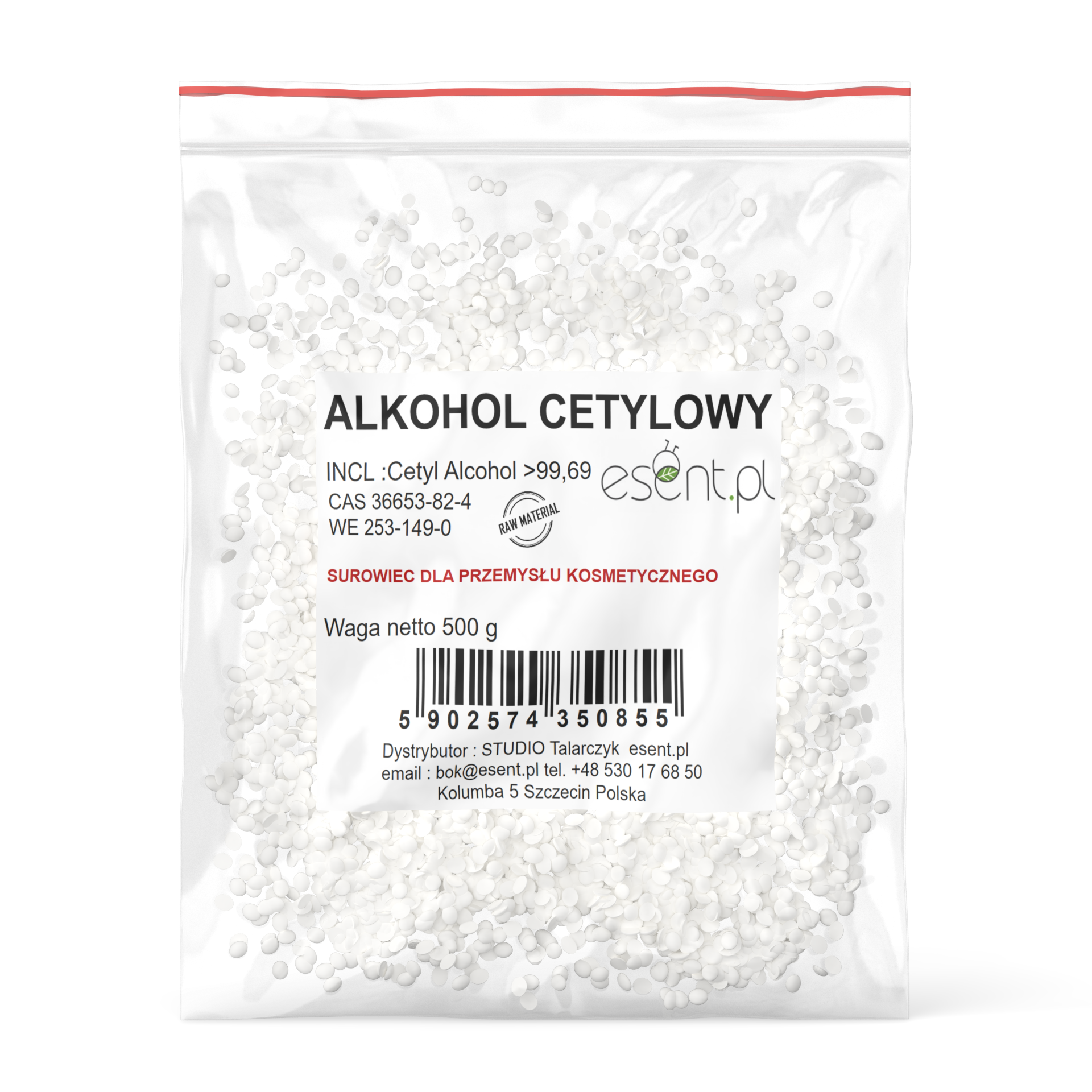 Alkohol cetylowy 500 g >99,95 %