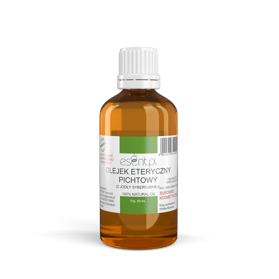 Olejek eteryczny Pichtowy ( z Jodły Syberyjskiej) 50 ml.
