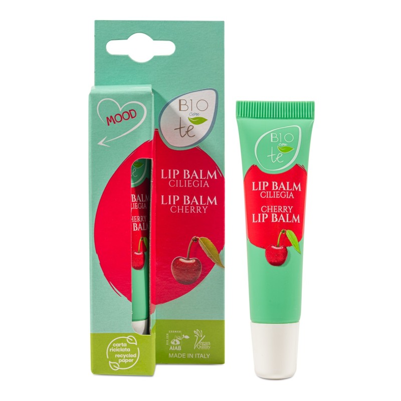 Balsam do ust WIŚNIA, z ekologicznym olejem z pestek wiśni AIAB 15 ml