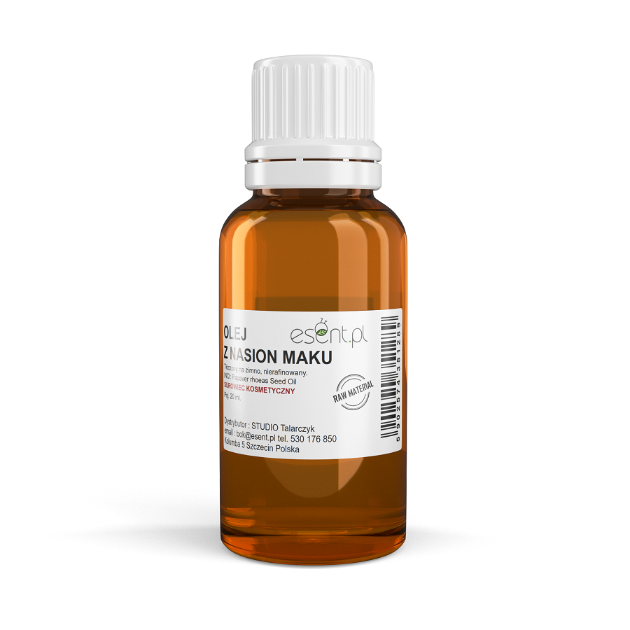 Olej z nasion Maku, tłoczony na zimno, nierafinowany 50 ml