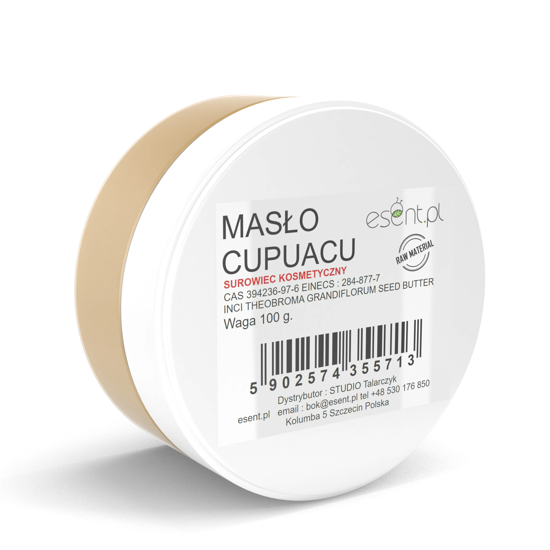 Masło Cupuacu, nierafinowane 100 g