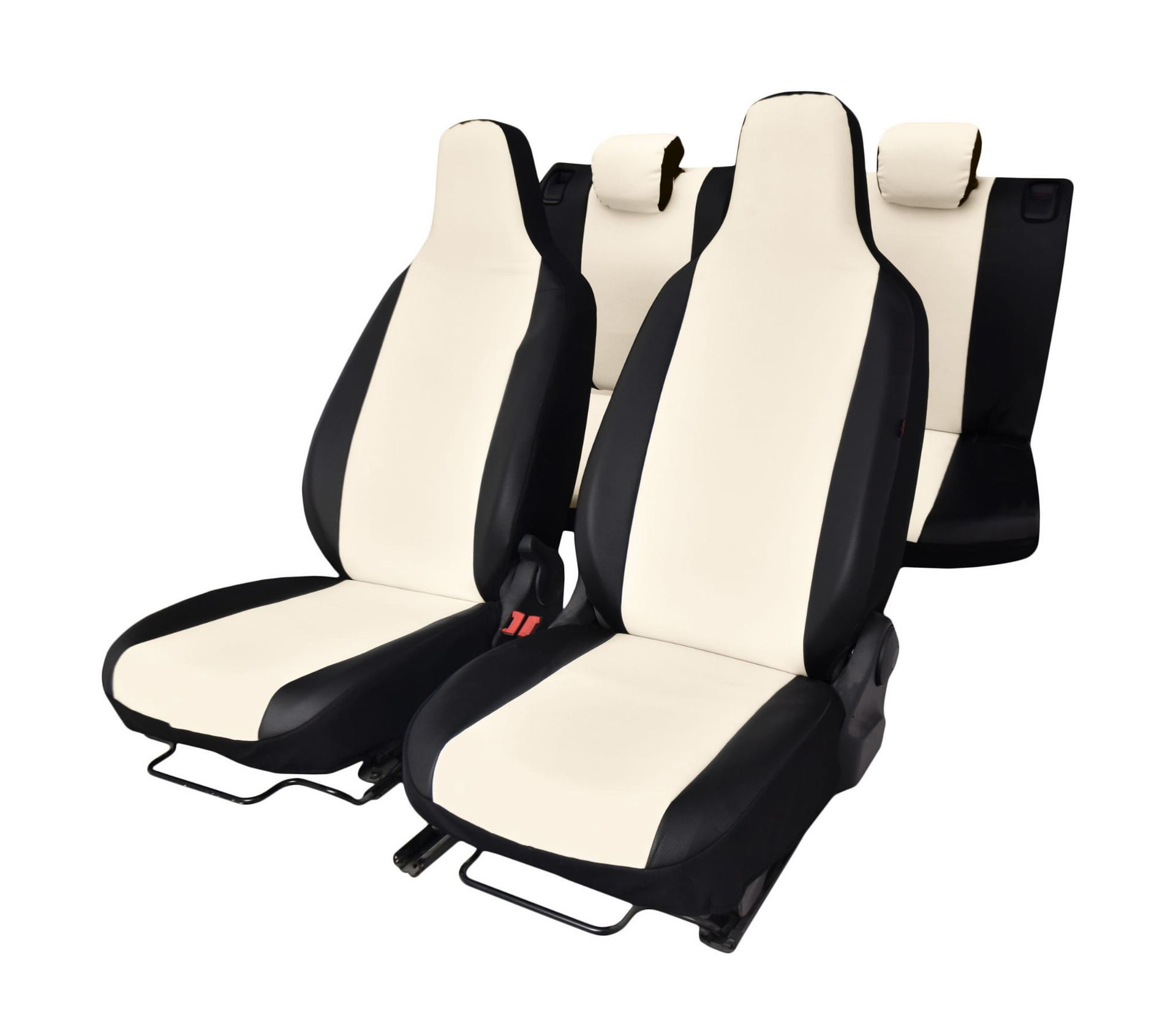 Seat Mii - pokrowce samochodowe (żakard / welur) ARCTIC beż