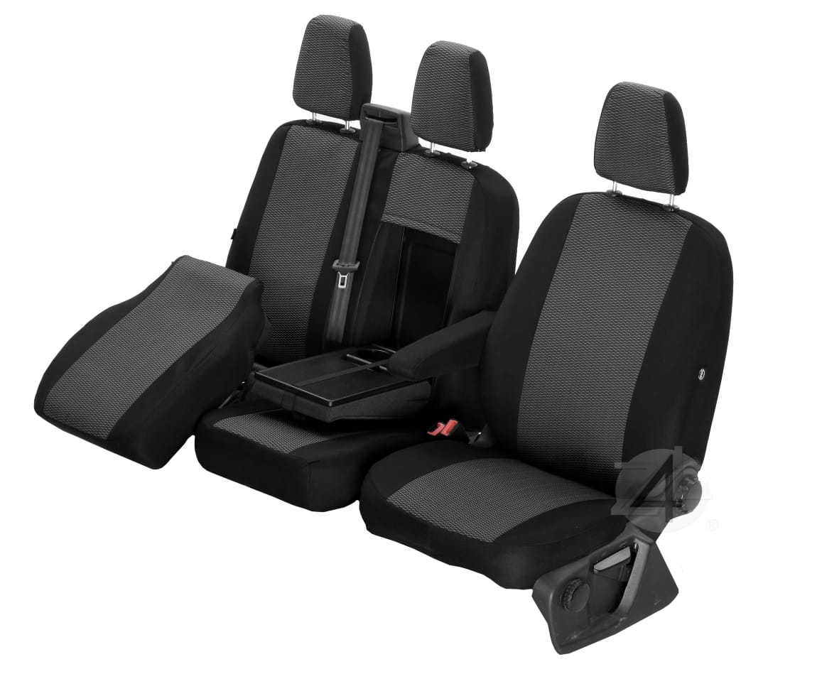 Ford Transit - pokrowce materiał żakardowy HERO Z4L-DV-TC3M-01