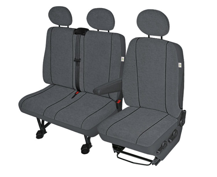 Volkswagen T6 3 miejsca (2015-2024) Pokrowce samochodowe materiał żakardowy