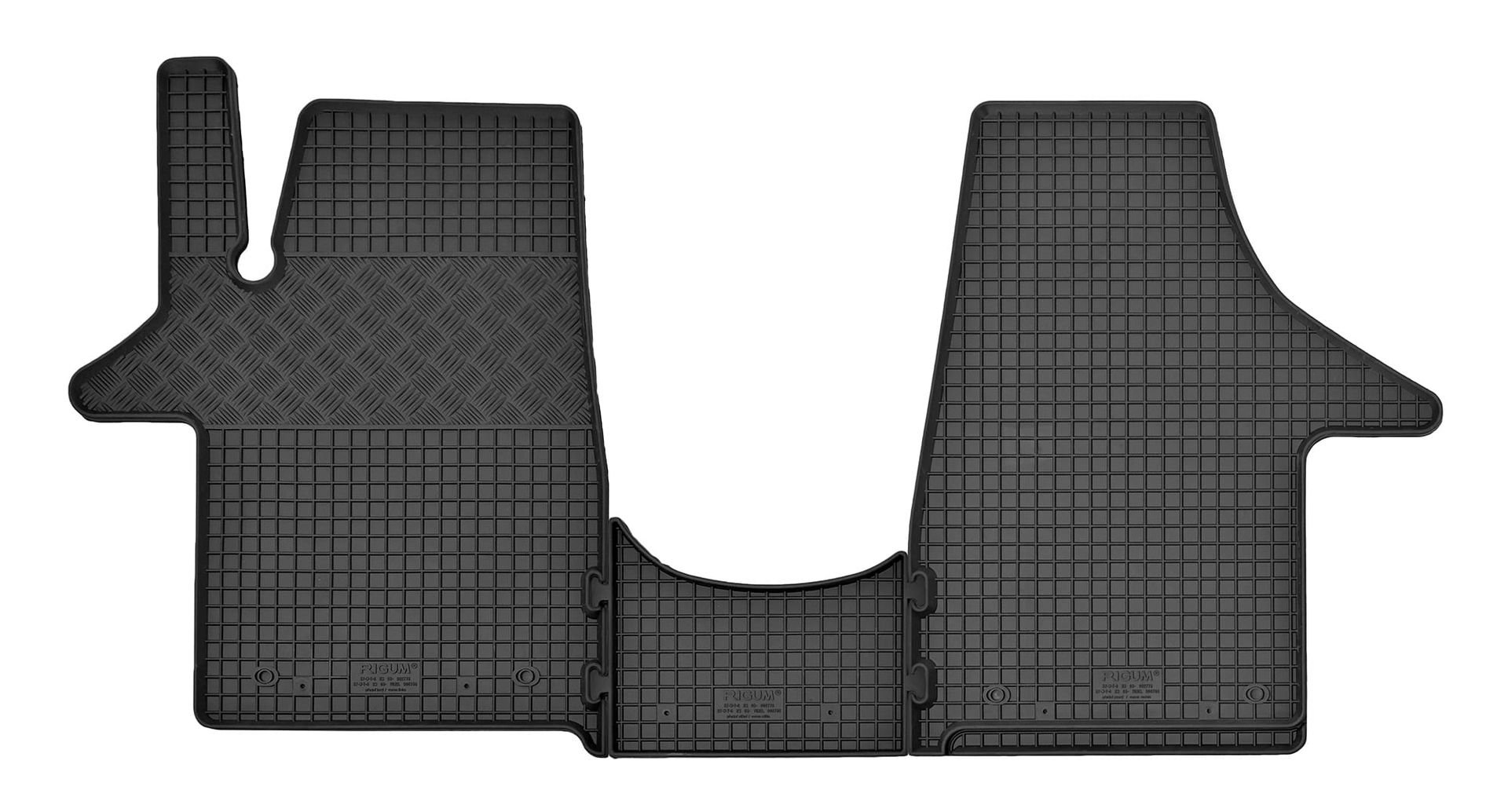 Volkswagen T5 / T6 (Transporter, Caravelle, Multivan - 3 miejsca 2003-2021) Dywaniki samochodowe
