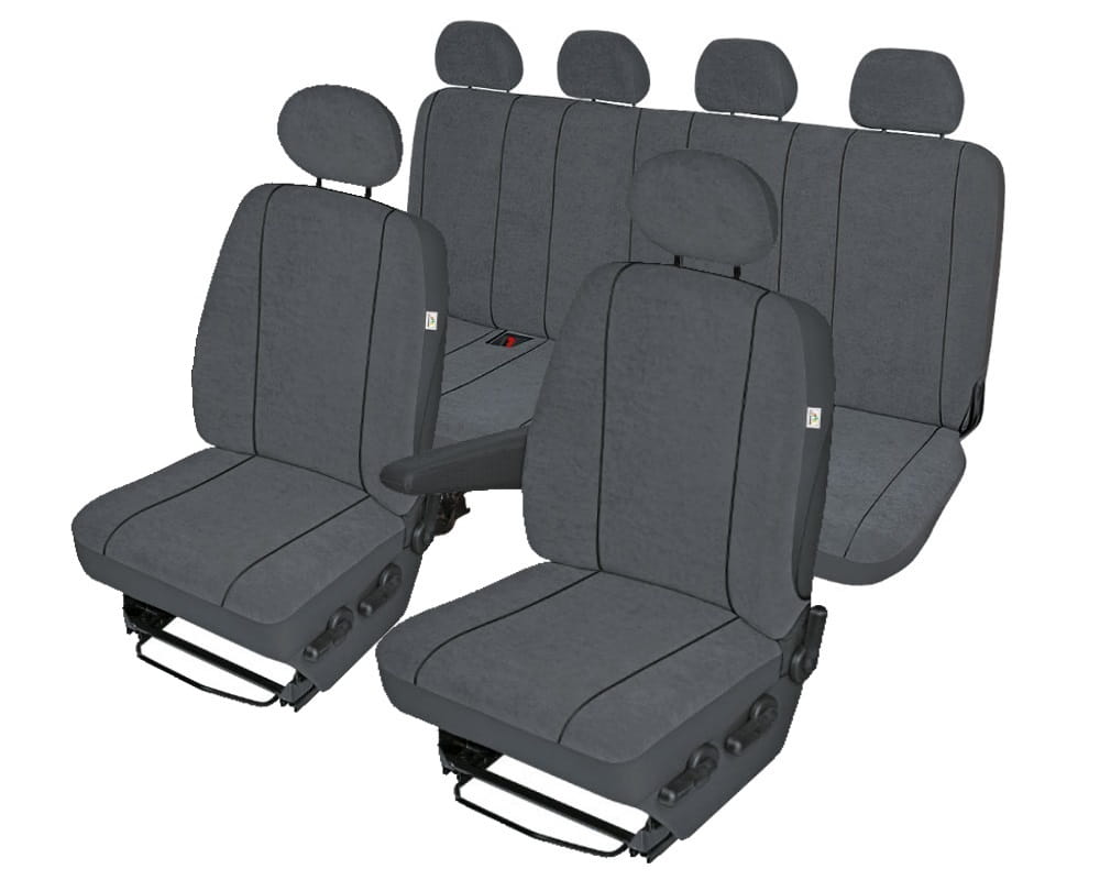 Ford Transit 6 miejsc (2000-2014) Pokrowce samochodowe materiał żakardowy
